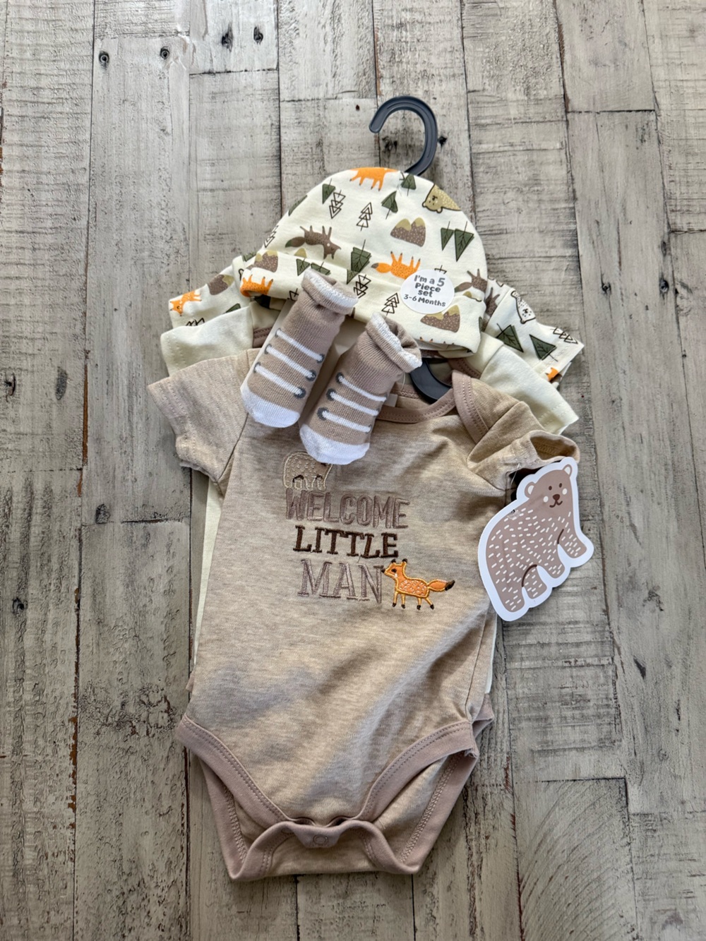 Little beginnings Short sleeves Bodysuit Set